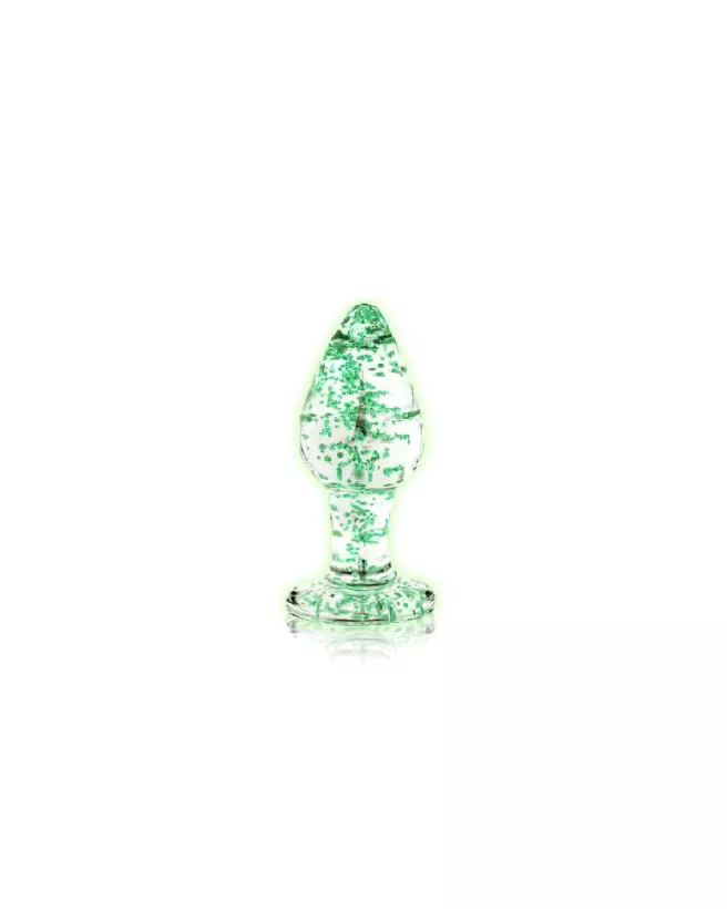Plug anal phosphorescent en verre Ouch! by Shots, taille medium-4