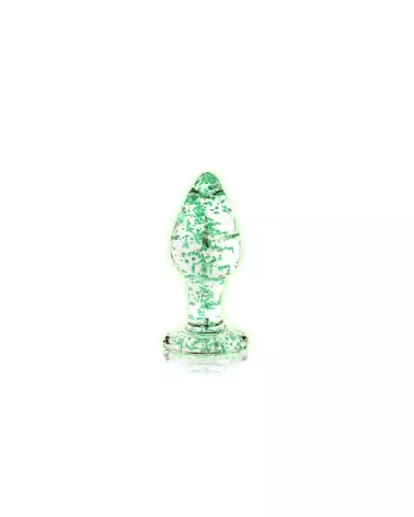 Plug anal phosphorescent en verre Ouch! by Shots, taille medium-4