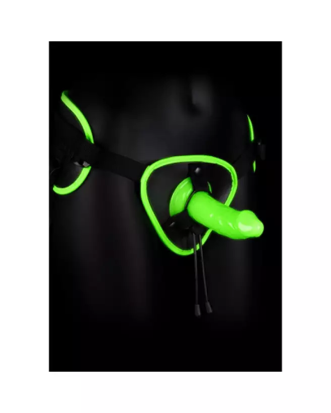 Harnais Strap-On lumineux Glow in the Dark de Ouch! by Shots-1