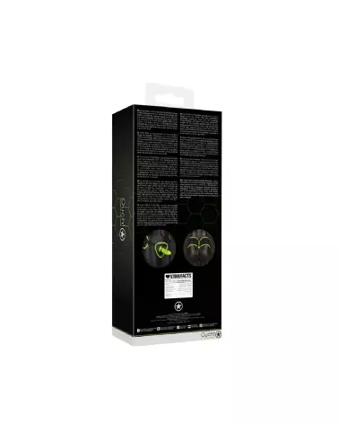 Harnais Strap-On lumineux Glow in the Dark de Ouch! by Shots-3