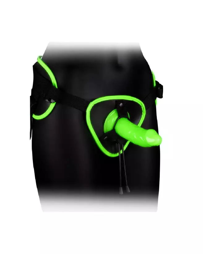 Harnais Strap-On lumineux Glow in the Dark de Ouch! by Shots-5
