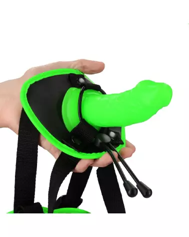 Harnais Strap-On lumineux Glow in the Dark de Ouch! by Shots-7