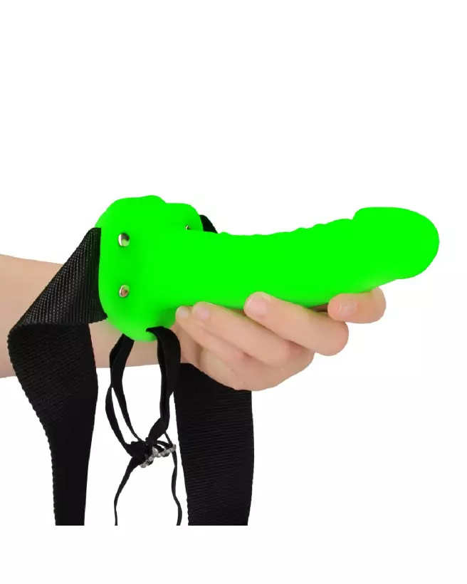Harnais Strap-On Ouch! by Shots Lumineux 7 Pouces-6