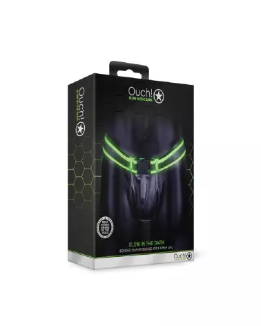 Image du Jockstrap lumineux Ouch! by Shots taille L/XL avec boucle ajustable-2