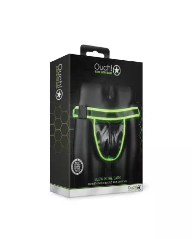 Jockstrap lumineux avec boucle Ouch! by Shots en taille S/M-2