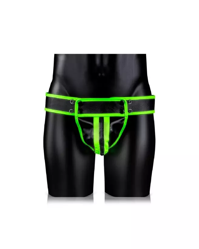 Jockstrap rayé lumineux Ouch! by Shots taille S/M-5