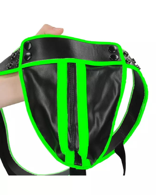Striped Jockstrap Glow in the Dark S/M par Ouch! by Shots-7