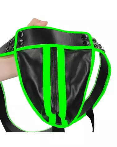 Striped Jockstrap Glow in the Dark S/M par Ouch! by Shots-7