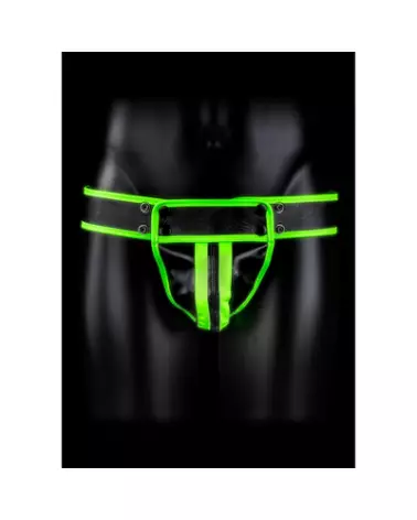 Jockstrap à rayures lumineux Ouch! by Shots en taille L/XL-1