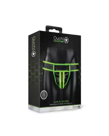 Jockstrap à rayures lumineux Ouch! by Shots en taille L/XL-2