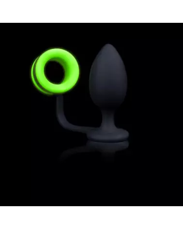 Butt Plug and Cockring Glow in the Dark de Ouch! by Shots pour jeux intimes nocturnes-1