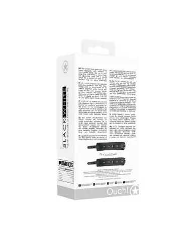 Menottes en cuir Plush Bonded de Ouch! by Shots pour BDSM-3