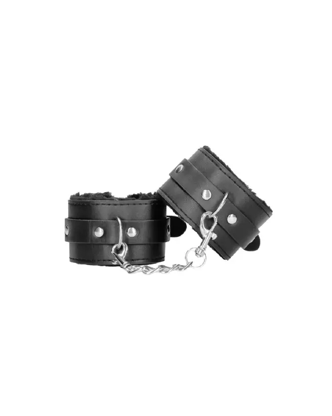 Menottes en cuir Plush Bonded de Ouch! by Shots pour BDSM-4