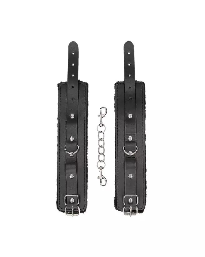Menottes en cuir Plush Bonded de Ouch! by Shots pour BDSM-5