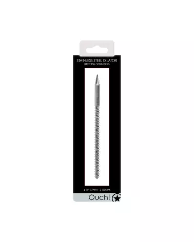 Image du Dilatateur Urétral en Acier Ribbed 0.3 / 8 mm Ouch! by Shots-2