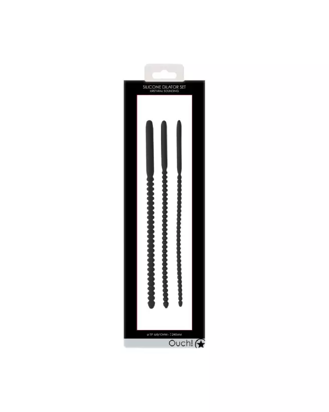 Set de Dilatateurs en Silicone Ouch! by Shots pour Hygiène et Confort Urétral-2