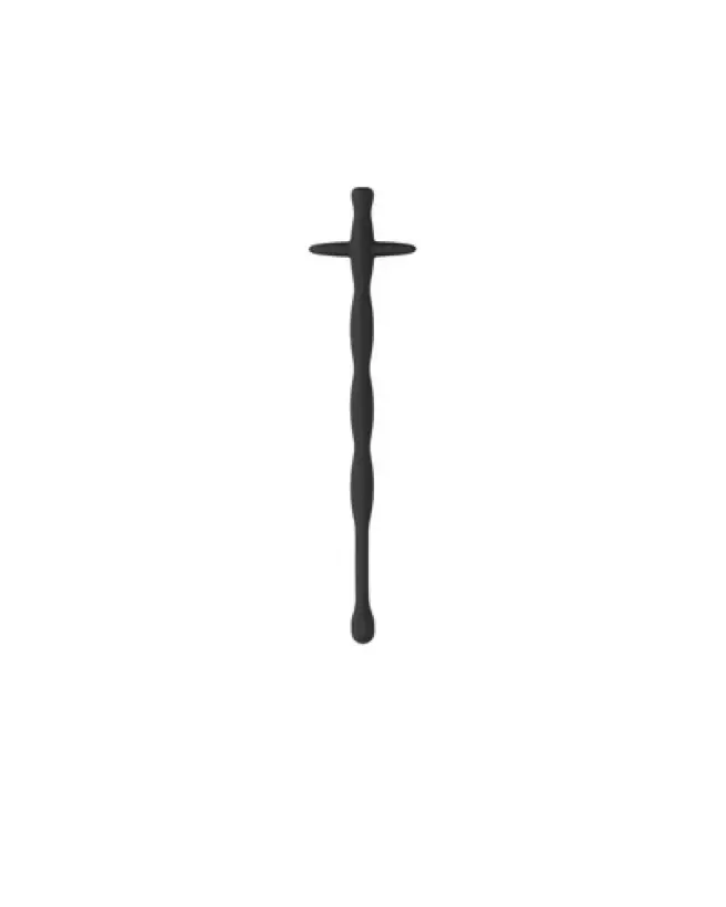 Tige à urètre Silicone Cock Pin 0.3 / 8 mm de Ouch! by Shots pour exploration urétrale sécurisée-1