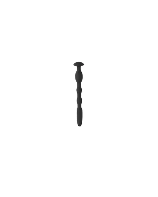 Photo du Silicone Penis Plug with Ribbing 11mm par Ouch! Shots, tige urétrale de qualité-1