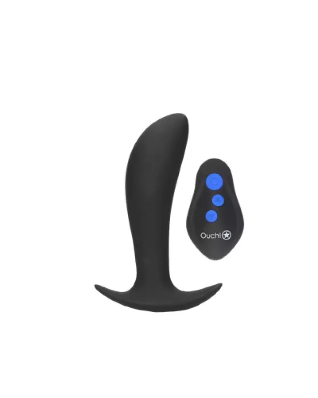 Image du Plug Anal Vibrant E-stim Ouch! by Shots pour électro-stimulation-1