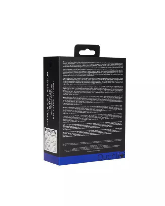 Image du E-stim Vibrating Butt Plug & Cockring de Ouch! by Shots en action, matériel de haute qualité pour electro-stimu-3