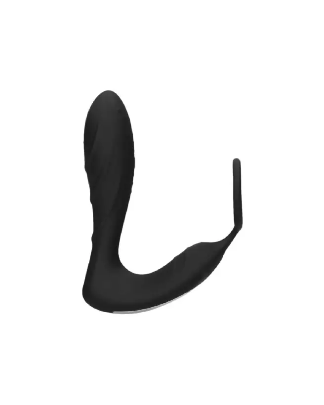 Image du E-stim Vibrating Butt Plug & Cockring de Ouch! by Shots en action, matériel de haute qualité pour electro-stimu-4