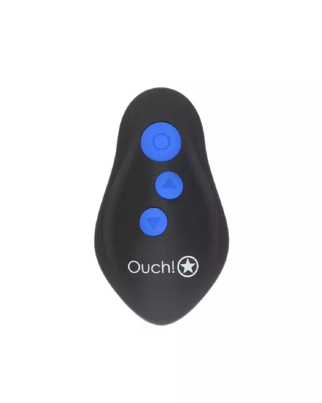 Image du E-stim Vibrating Butt Plug & Cockring de Ouch! by Shots en action, matériel de haute qualité pour electro-stimu-5