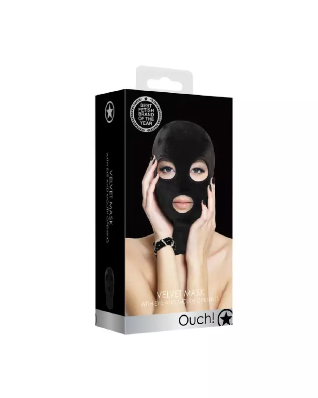 Masque Ouch! by Shots avec ouvertures pour yeux et bouche, idéal pour jeux de rôle-2