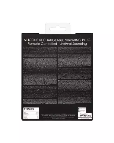Plug vibrant silicone rechargeable avec télécommande Ouch! by Shots-3
