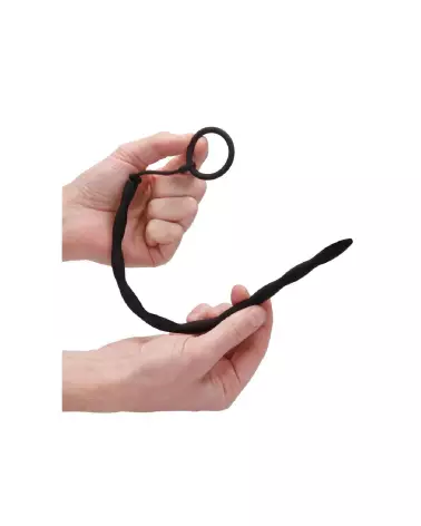 Set Silicone Plug et Cockring Ouch! by Shots pour tiges à urètre, confort et stimulation-6