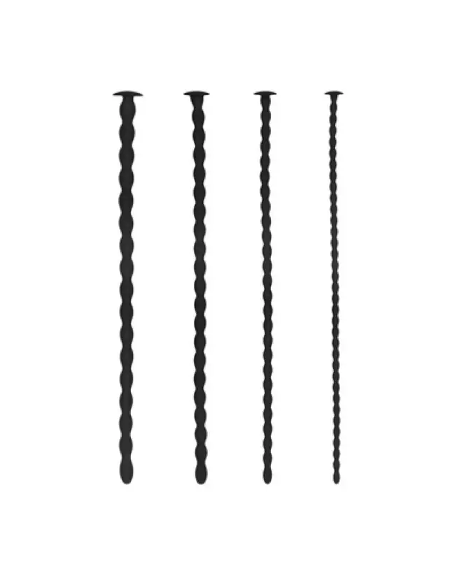 Image du Silicone Spiral Screw Plug Set de Ouch! by Shots pour tiges à urètre avancées-1
