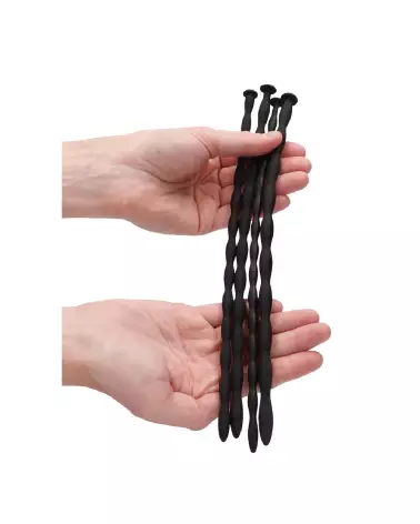 Image du Silicone Spiral Screw Plug Set de Ouch! by Shots pour tiges à urètre avancées-7