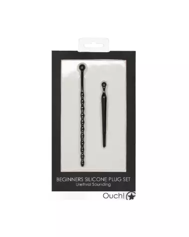 Image du Silicone Beginners Plug Set de Ouch! by Shots pour exploration urétrale-2
