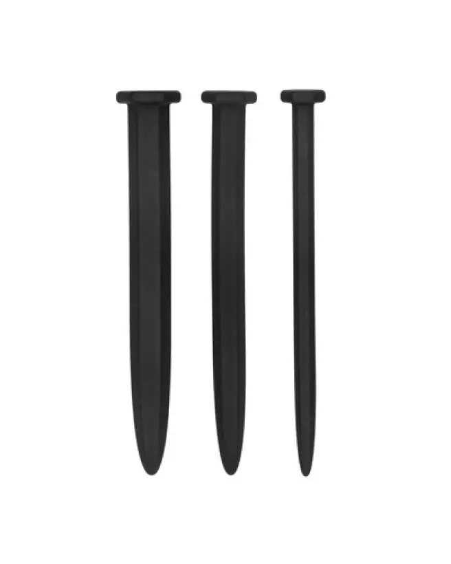 Image du Silicone Rugged Nail Plug Set d'Ouch! by Shots pour stimulation urétrale-1
