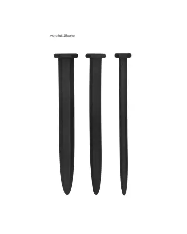 Image du Silicone Rugged Nail Plug Set d'Ouch! by Shots pour stimulation urétrale-6