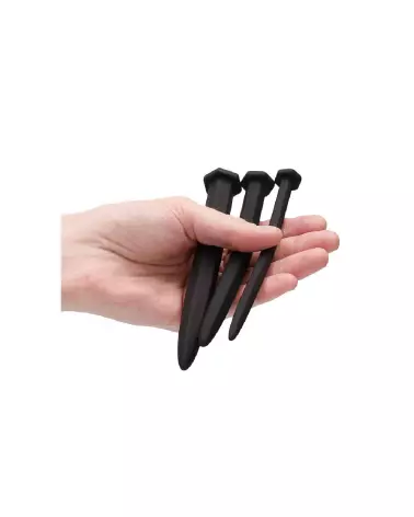 Image du Silicone Rugged Nail Plug Set d'Ouch! by Shots pour stimulation urétrale-7