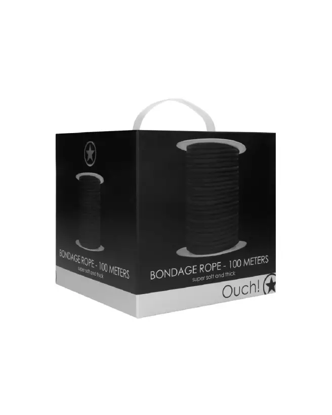 Corde Shibari Ouch! by Shots pour bondage, 100m, durable et sûre-2