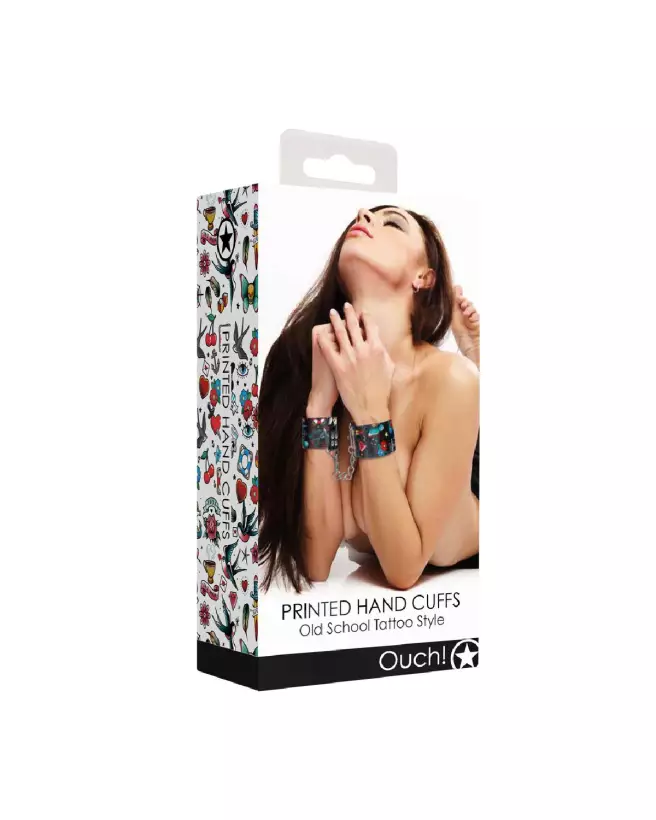 Menottes imprimées Ouch! by Shots en design unique et confortable-2