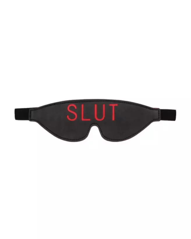 Image du masque Blindfold SLUT de Ouch! by Shots pour jeux de rôle et soumission-1
