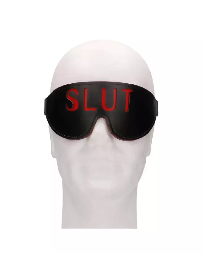 Image du masque Blindfold SLUT de Ouch! by Shots pour jeux de rôle et soumission-3