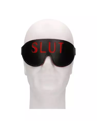 Image du masque Blindfold SLUT de Ouch! by Shots pour jeux de rôle et soumission-3