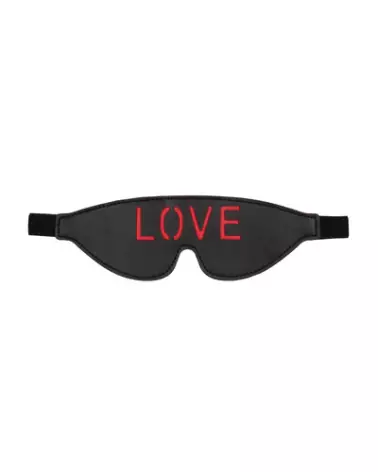 Masque Blindfold LOVE de Ouch! by Shots pour jeux de couple-1
