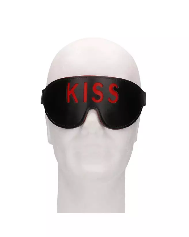 Masque Blindfold KISS de Ouch! by Shots pour jeux sensoriels et de rôle-3