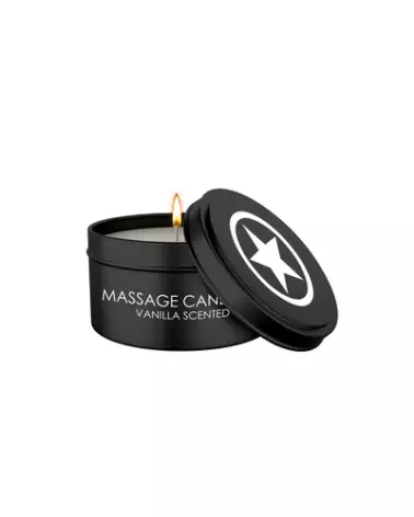 Image de la bougie de massage vanille Ouch! by Shots pour détente et aromathérapie-1