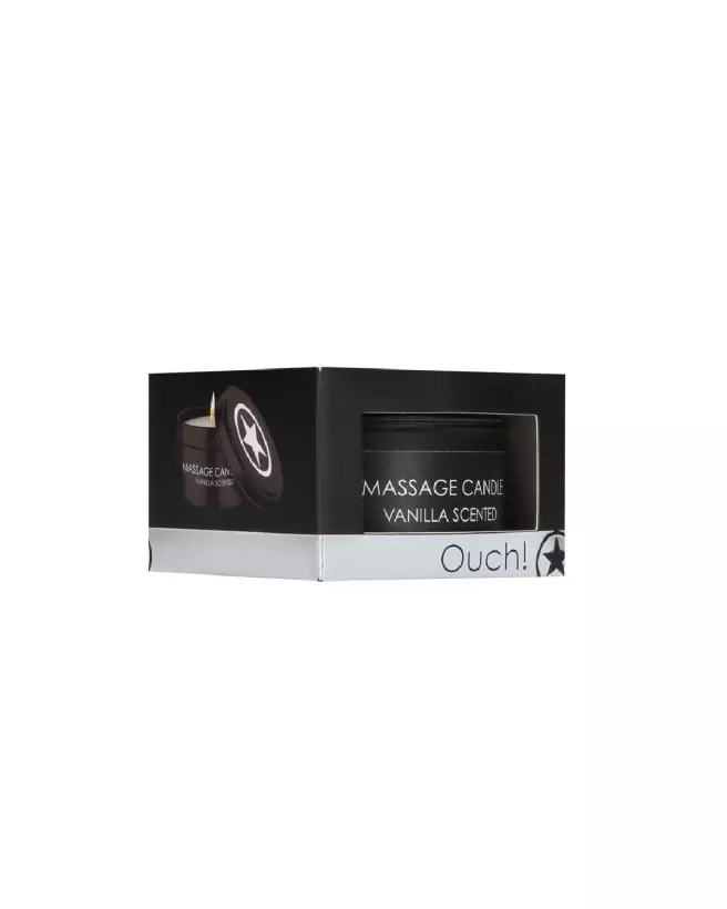 Image de la bougie de massage vanille Ouch! by Shots pour détente et aromathérapie-2
