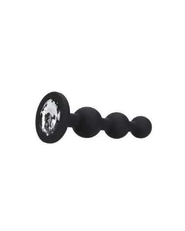 Silicone Beaded Diamond Butt Plug d'Ouch! by Shots pour stimulation anale-4