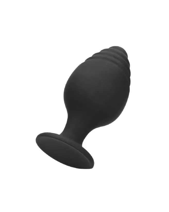 Set de Plugs Anaux Rippled Noir Ouch! by Shots pour plaisir et confort anal-4