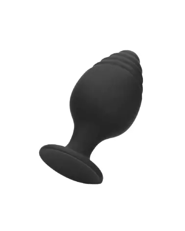 Set de Plugs Anaux Rippled Noir Ouch! by Shots pour plaisir et confort anal-4
