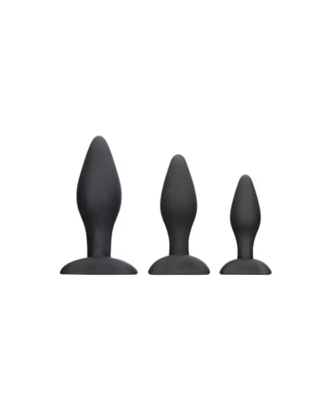 Set de Plugs Anaux Ouch! by Shots pour débutants et experts-1