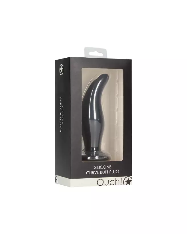 Image du Plug Anal Curve de Ouch! by Shots, confort et sécurité optimisés-2