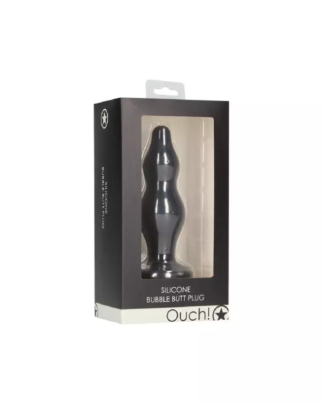 Bubble - Butt Plug de Ouch! by Shots en silicone pour plaisir anal sécurisé et intense-2